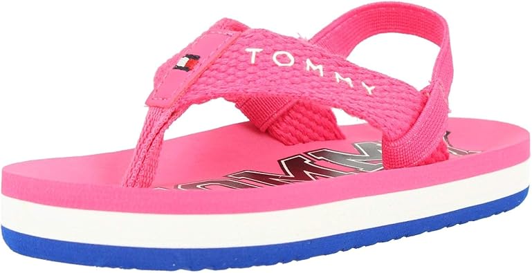 tommy hilfiger flip flops pink