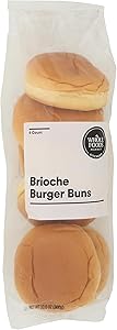 Whole Foods Market Kitchens Brioche Hamburger Bun, 10.59 OZ