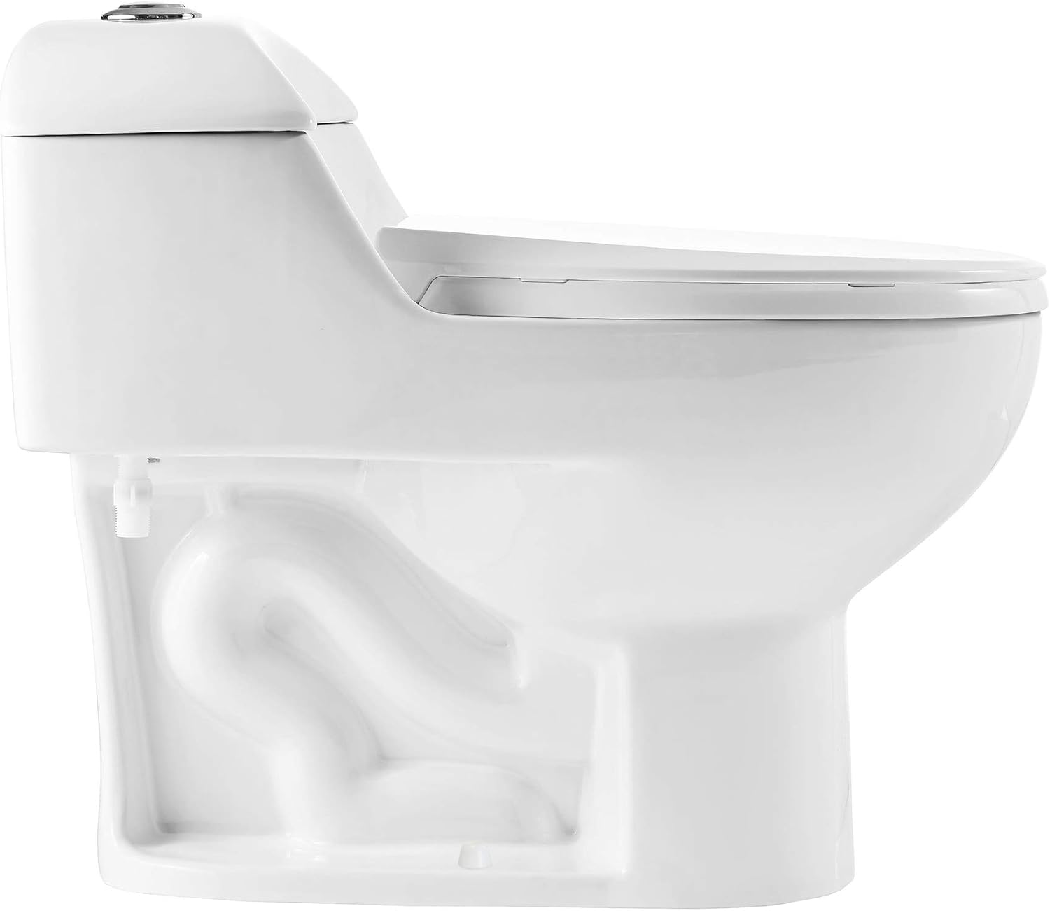 Swiss Madison Well Made Forever SM-1T803 Chateau One Piece Toilet, Glossy White - - 