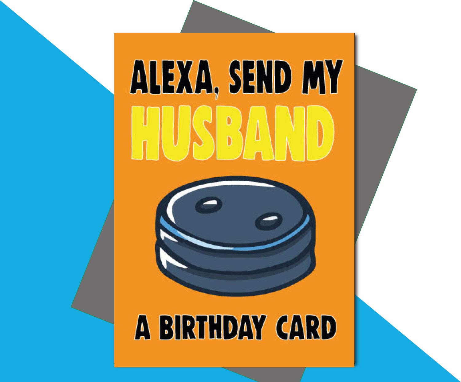 Husband Birthday Card Funny Alexa C659