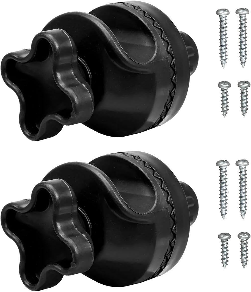 GUZIKO 2 Pcs Garden Swing Plastic Fittings 2.2cm Frame Interface