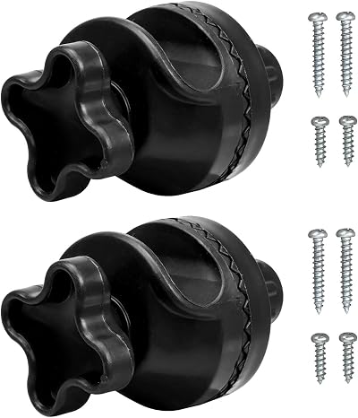 GUZIKO 2 Pcs Garden Swing Plastic Fittings 2.2cm Frame Interface