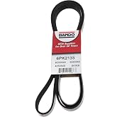 Bando USA 6PK2135 OEM Quality Serpentine Belt | Replaces 6K840 4593 685AA 25212-2B000 25212-2B010 AJC1-15-908 011 997 85 92 38920-RCA-A01 38920-RCA-A03 56992-R70-A01.