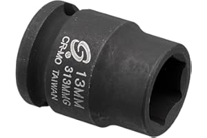 Sunex 313MMG 3/8-Inch Drive 13-Mm Magnetic Impact Socket