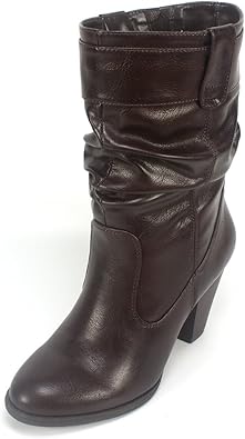 white mountain mid calf boots