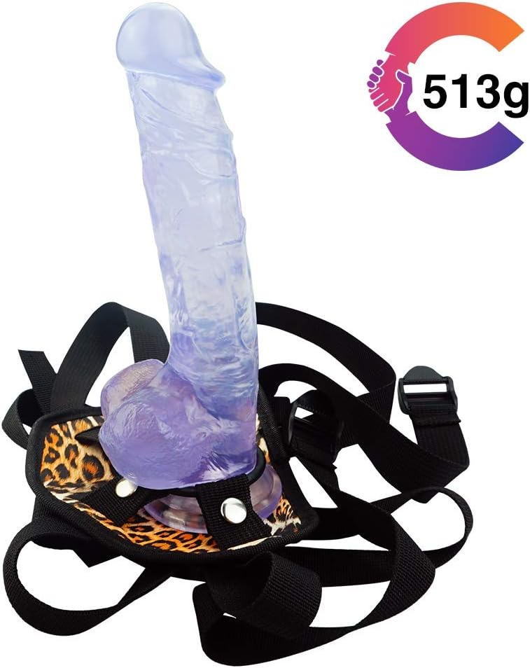 UIBETR Strápón Adjustable Clear Green Massage Toys Huge Stráp Ôn for Péggîng for Women