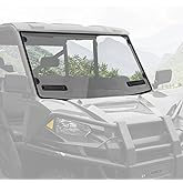 XUTVOTOR Full Windshield for Polaris Ranger XP 1000, Front Vented Windshield Hard Coated Polycarbonate Resistant Window for Polaris Ranger XP 1000/900/Crew 2017-2025 Accessories
