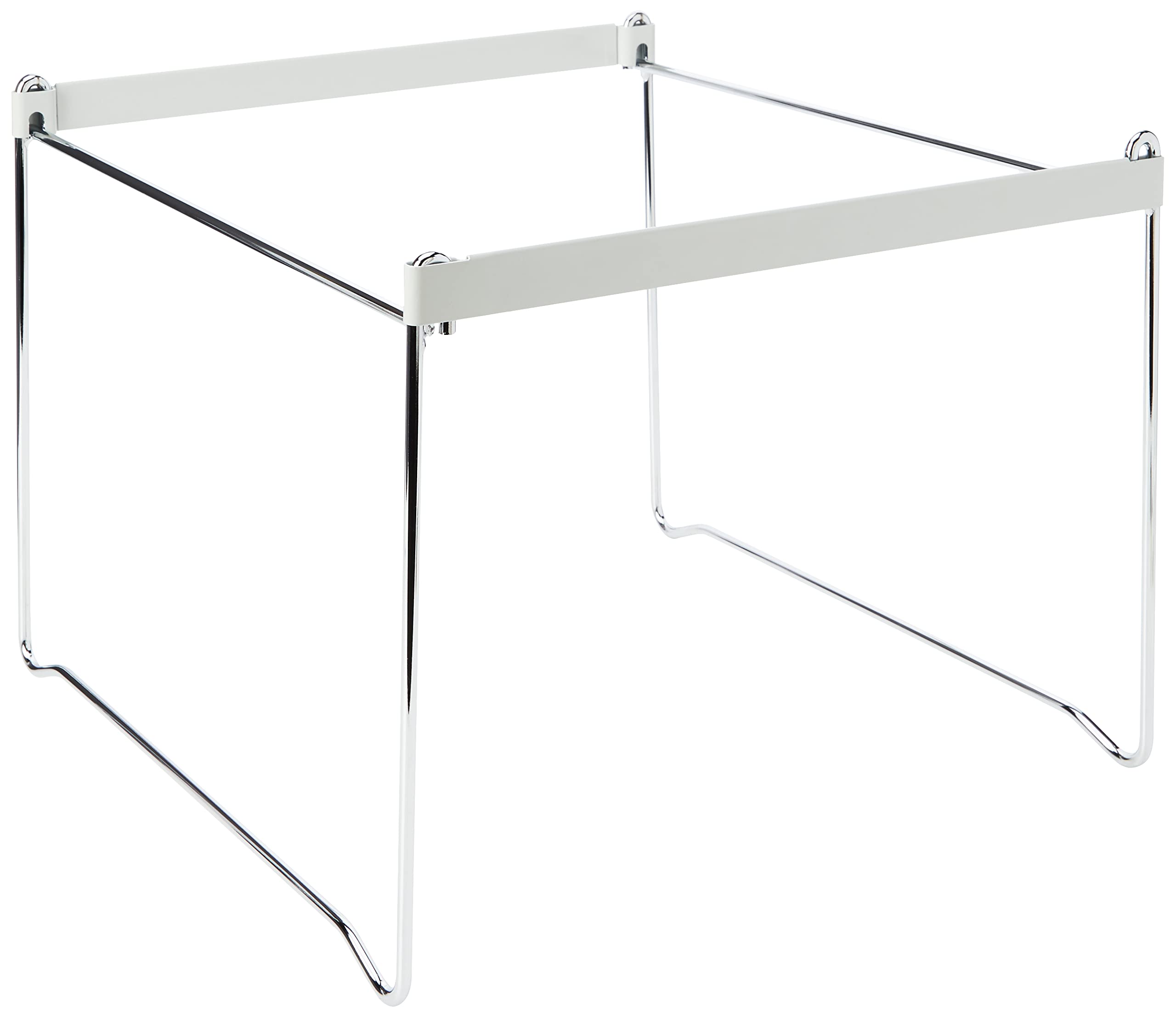 Durable Suspension File Rack | Holds Up to 40 Suspension Files | Suitable for A4 and Folio Format | 350 x 285 x 370 mm (W x H x D), Silver