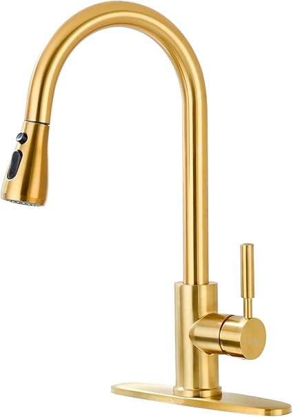 Leetcp llave de cocina con rociador extraíble, manija única extraíble