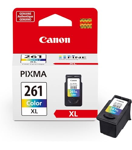 Canon PG-260 XL/CLI-261 XL Genuine Ink Value Pack (2 Cartridges