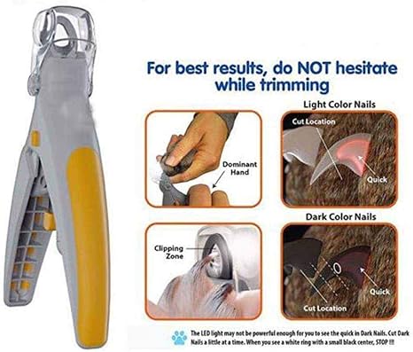 dog nail cutter with light