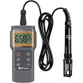 AZ-86021 Dissolved Oxygen Meter DO Tester Water Quality Meter with Temp. | Expandable to pH, conductivity, TDS &amp; salinity testing with optional pH and conductivity probes; IP67 meter with ATC