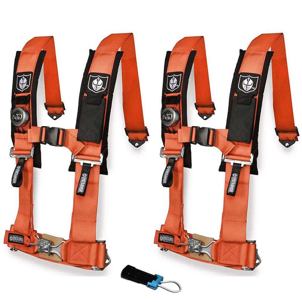 Safety Pro Armor A114220 P151100 Black 4Point Harness 2 Inch Straps