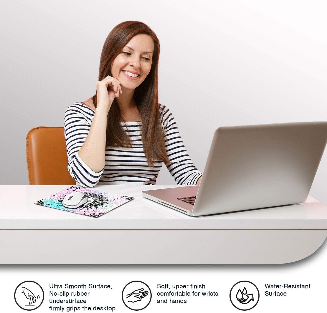 Sun Face Stars Constellations Mouse Mat Pad Computer PC Laptop Gaming Office Home Desk Accessory Gadget 12720 - Image 4