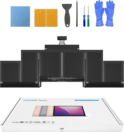 ASMARK A1494 A1618 Battery for MacBook Pro 15-inch A1398 Retina 99Wh 8800mAh