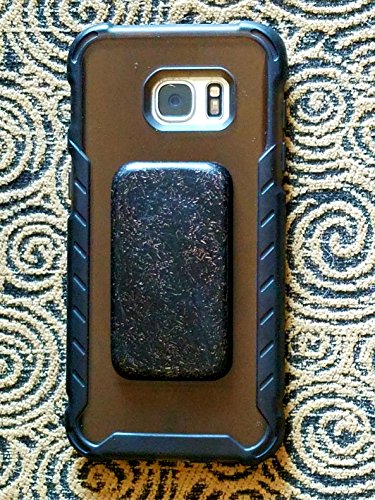 EMF Shield for Cell Phone Case - Orgonite Protection Sticker - Wifi Radiation Blocker - Black Sun Orgone 2 Medium Rectangles