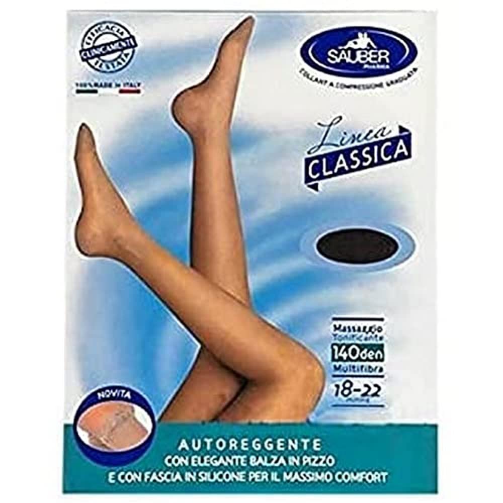 ( 2367 ) FARMAC-ZABBAN Clean Calze Areg 140 den 5 beige