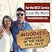 Woodies Zebra Wood Sunglasses with Red Mirrored Polarized Lens and Real Wooden Frame for Men and Women | 100% UVA/UVB Protection