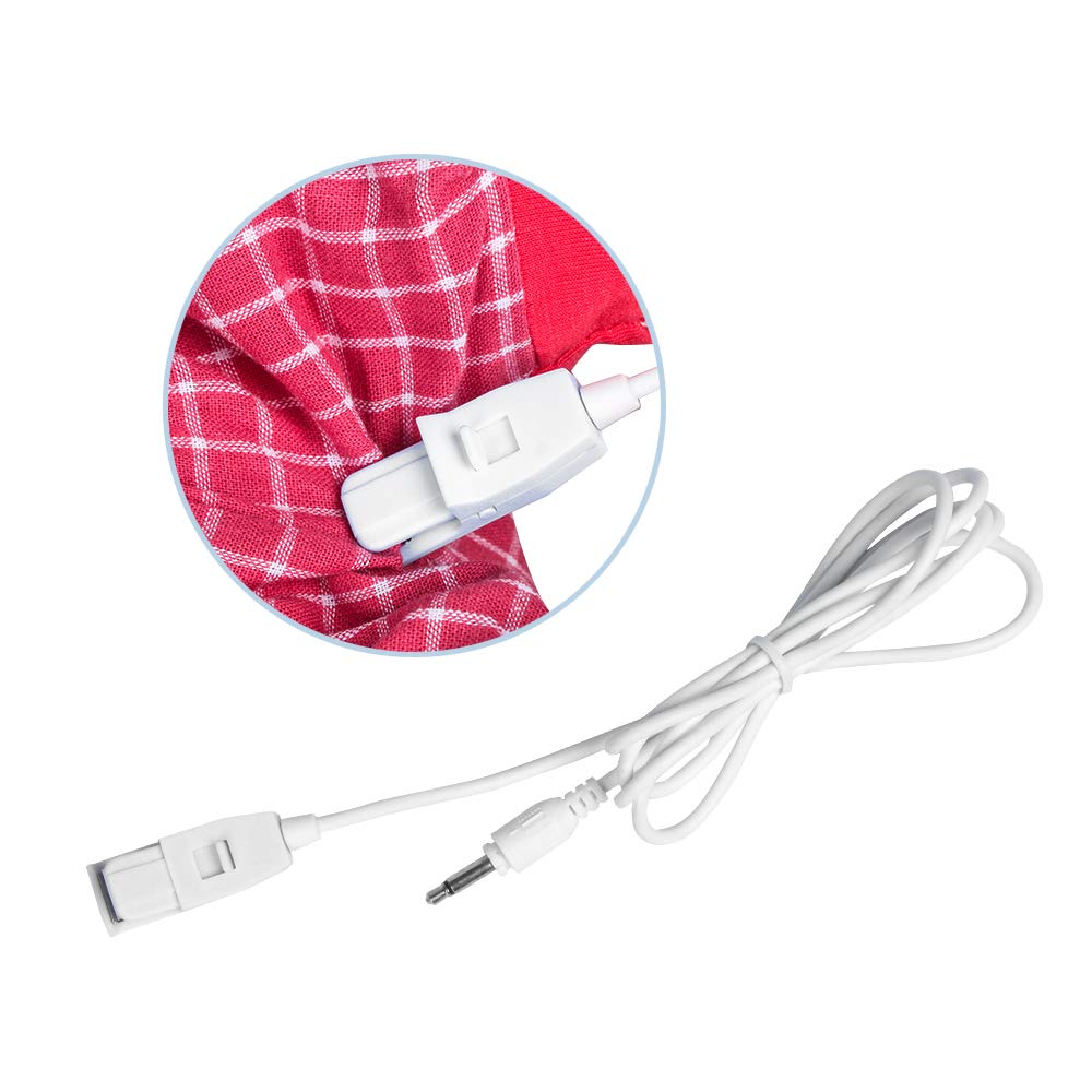 Detachable Bedwetting Alarm Sensor Cord Replacement（White） (110cm)