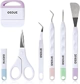 OSDUE 6 PCS Vinyl Weeding Tools Set for Cricut Silhouette 631 651 751