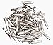CÉLLOT Alligator Hair Clips, CELLOT 50pcs 1.77 inch Metal Alligator Clips Silver Hair Clips,Sprong Bulk Hair Grips for Hair Bows Making Crafts