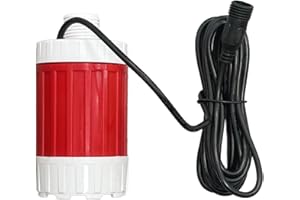 LANGXUN Foam Machine Water Toys with Foam Particle and Water Tank, New Bubble Machine, for Kids & Adult Birthdays Celebrations Pool Party Events (Red Water Pump for Foam Machien)