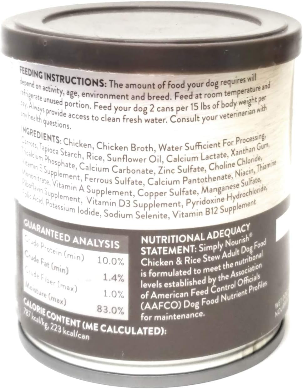 simply nourish puppy chicken and rice stew