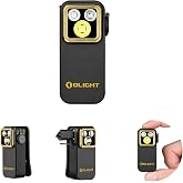 OLIGHT Oclip Pro S Rechargeable EDC Clip-on Flashlight, Black | RGB, UV, 600 Lumens, USB-C Charging, Flash Modes, Magnetic Clip, Inspection, Signaling, Work, Outdoor Use