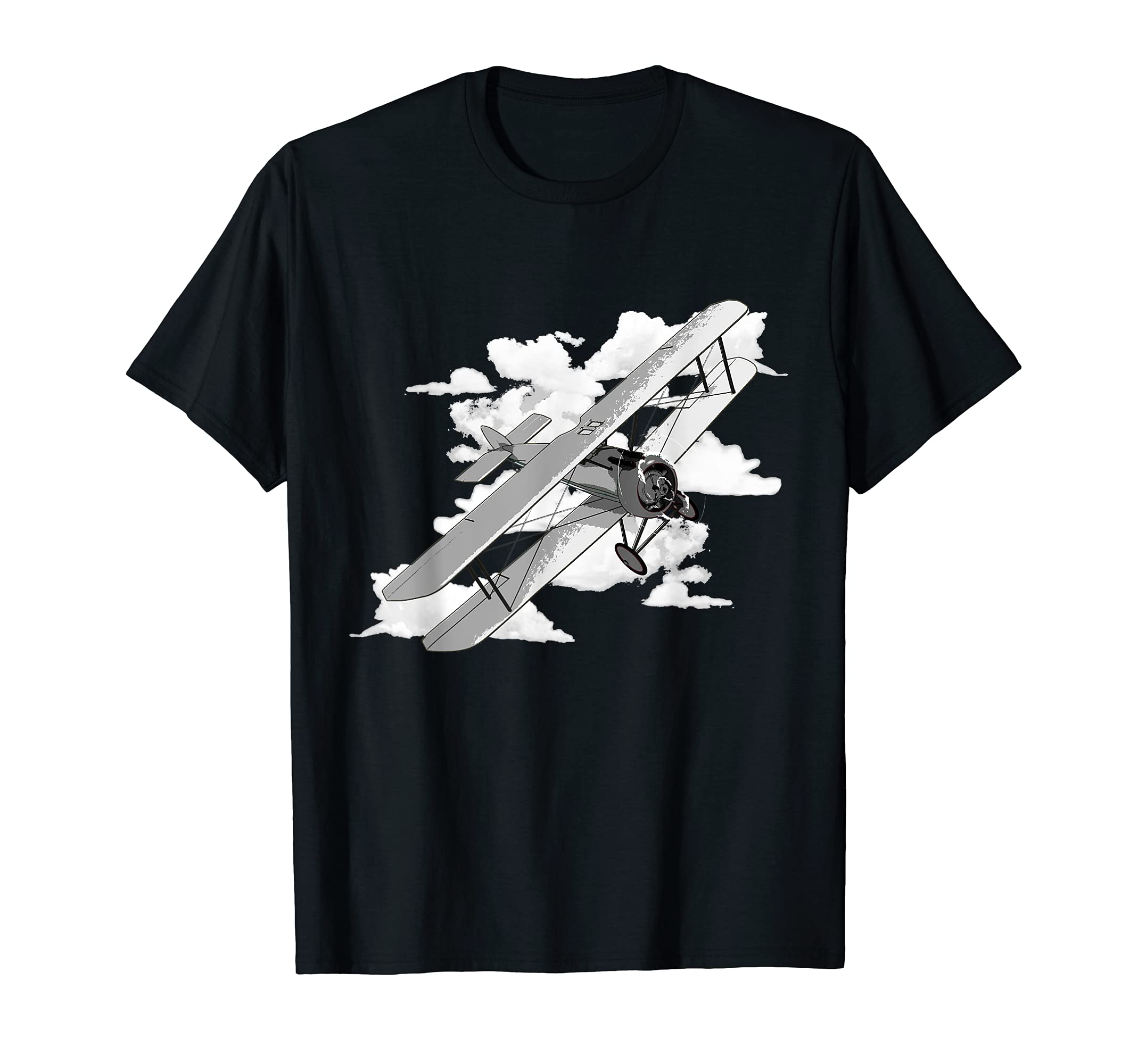 Vintage Aviation Biplane T-Shirt