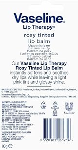 Vaseline Lip Therapy Rosy Tinted Lip Balm Tube 10 g view 4