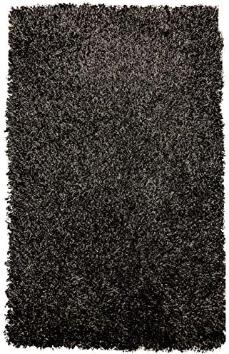 SuperRugStore Shaggy Thick Modern Luxurious Charcoal Dark Grey Gray Rug High Pile Long Pile Soft Pile Anti Shedding Available in 9 Sizes (240cm x 320cm 7ft 10" x 10ft 6")
