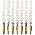 Estary Ranking 10 Pack Gun Cleaning Bore Cotton Mops Brushes 8-32 5-16 or 5-40 Threaded (.177 Caliber)