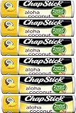 Chapstick Ultimate Collection Pack of 6 Gift Set Variations Includes Chap Stick Aloha Coconut ,Candy Cane, Cake Batter,Strawberry, Moisturizer Original,Pumpkin Pie (Pack of 6 Aloha Coconut)
