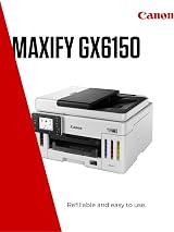 Canon MAXIFY GX6150 Compact Office Printer All‑in‑One Wi Fi Ethernet USB view 2