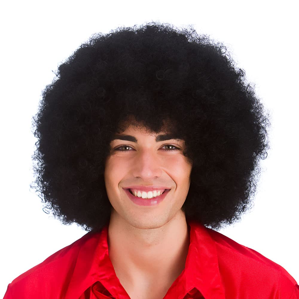 Wicked Costumes Giant Black Afro Fancy Dress Wig
