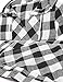 eshion Womens Ladies Hoodies Plaid V-Neck T-Shirt Blouse Tops