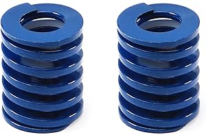Heyiarbeit 20mm OD 10mm ID 25mm Long Spring Steel Spiral Stamping Light Load Compression Mould Die Spring for 3D Printer Blue 2Pcs