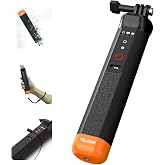 Floating Bluetooth Remote Hand Grip for GoPro Hero 13 12 11 10 9 8 Black, Waterproof Portable Vlog Selfie Stick, Pole Monopod Handle Mount Accessory for Go Pro Underwater Snorkeling &amp; Water Sports