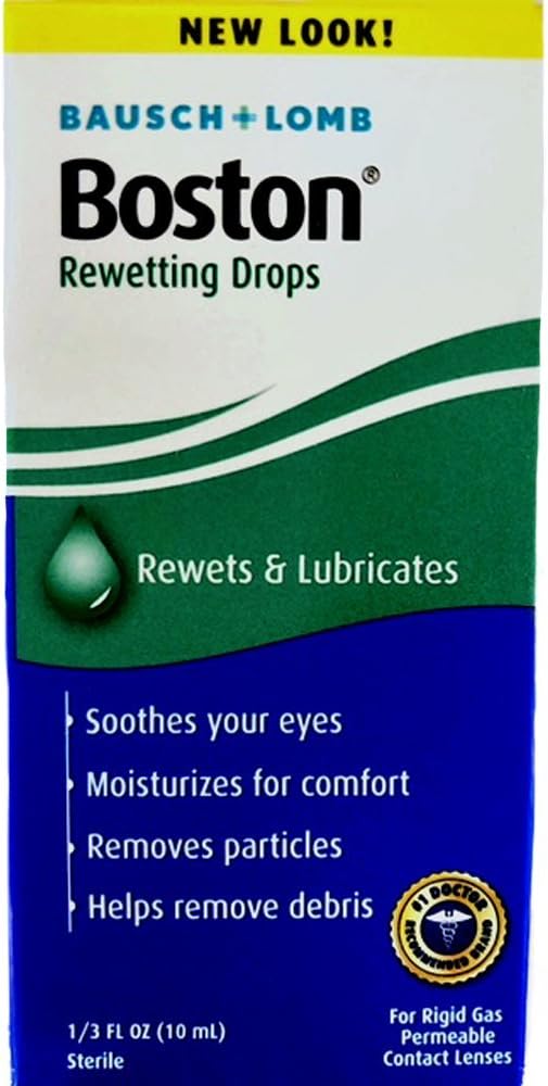 Boston Rewetting Drops for Rigid Gas Permeable Contact Lenses, 0.333