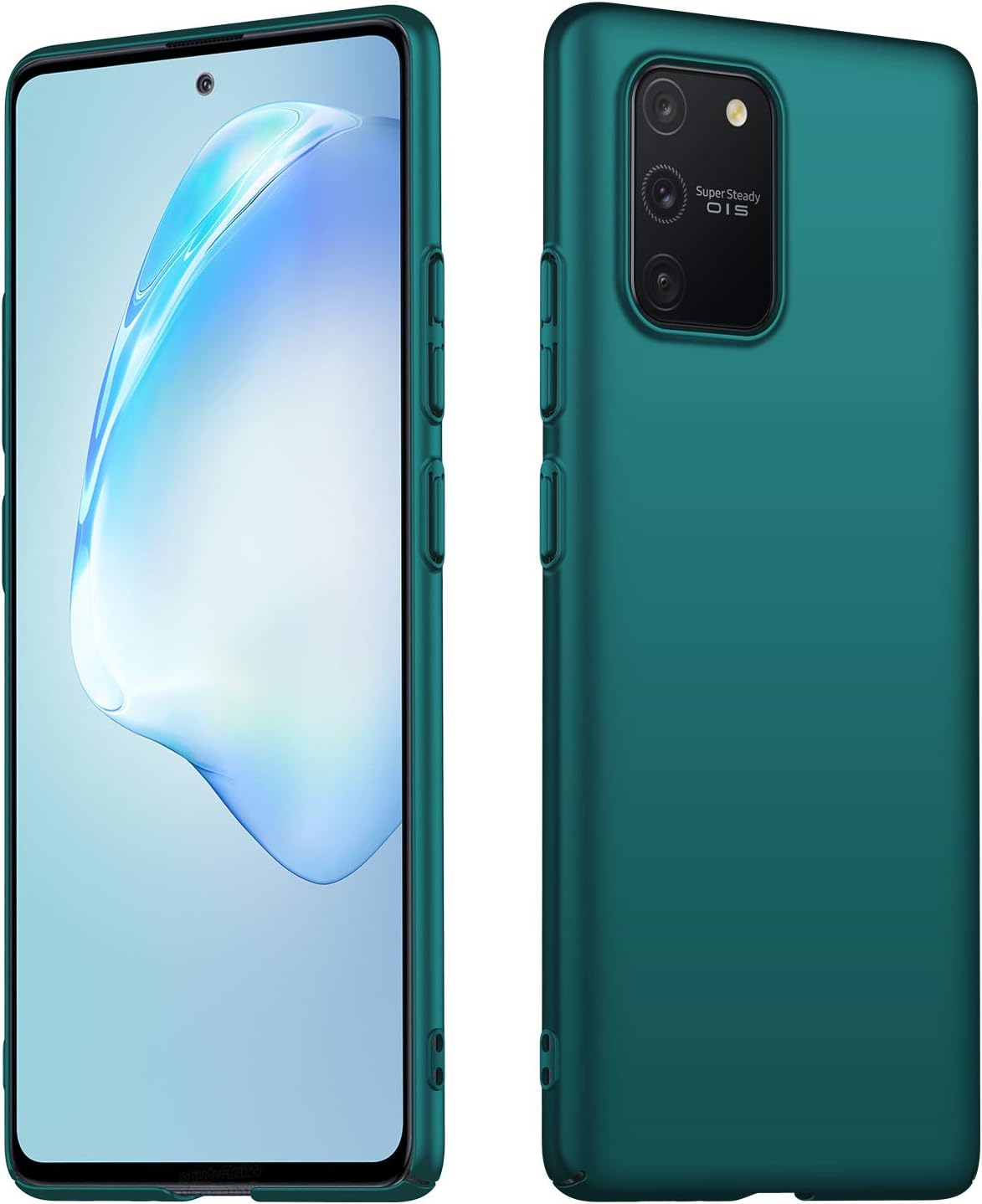 Kqimi Case for Samsung Galaxy S10 lite,Slim Matte Premium Material Full Protection Cover for Samsung Galaxy S10 lite (6.7") 2020 (Green)