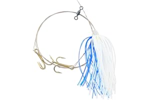 C&H Lures King Buster Lure - Fishing Lures for Improved Strikes, Pre-Rigged Available, 2.5-Inch Length, 1.8 oz Solid Brass Chrome Plated Head, Ideal Fishing Bait & Saltwater Fishing Lures