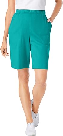 Womens plus size knit shorts Clearance