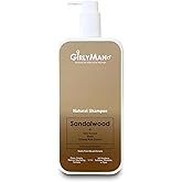 Natural Non Toxic Shampoo-Made with Olive Oil, Argan Oil, & Biotin, No Artificial Fragrance, Nourishing Ingredients, For All Hair Types, Family Owned (Sandalwood)