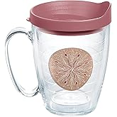 Tervis Christmas Holiday - Snowflake Patch Made in USA Double Walled Insulated Tumbler Travel Cup Keeps Drinks Cold & Hot, 16oz Mug, Flurry