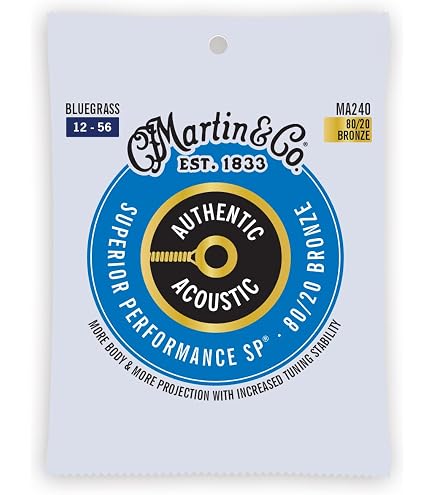 Martin Retro Monel Saiten – MLJ13 Medium/Light (13-56), Warmen Klang Für Akustikgitarren