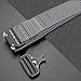FAIRWIN Tactical Belt, Military Style Webbing Riggers Web Belt with Heavy-Duty Quick-Release Metal Buckle(Grey, M)