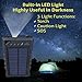 Solar Phone Charger for Cell Phone, External Power Battery Bank, Dual USB Portable Backup, Best Solar Panel for iPhone, Android, Tablet, GPS, Light Weight, Waterproof, Outdoor, LED Flashlight (Black)