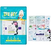 Epielle Spa Day Kit, 6 Relaxation Essentials, Hydrating & Detoxifying for Radiant Skin, At-Home Spa Kit, Self Care Gifts for Women, Korean Skin Care Set, Stocking Stuffers