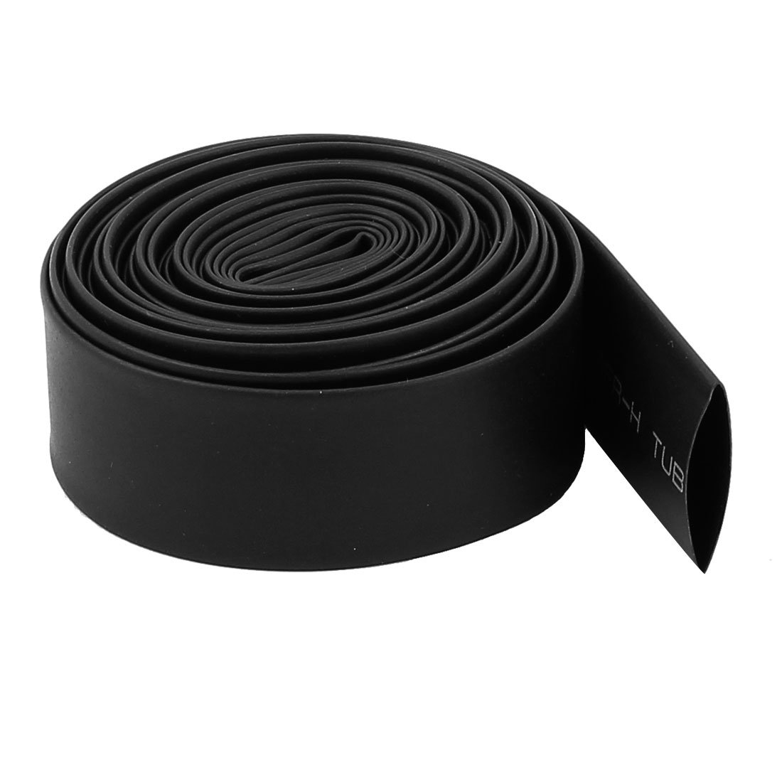 Sourcingmap 12mm Dia 2.4 Meter Heat Shrink Tube Shrink Tubing Wire Black Rate 2:1