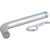 CURT 21507 Heavy-Duty Trailer Hitch Pin &amp; Clip with Grooved Head, 5/8-Inch Diameter, Fits 2-1/2 or 3-Inch Receiver